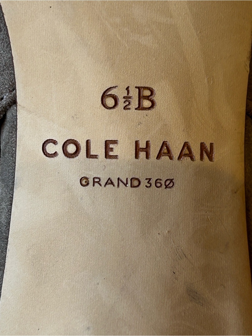 Cole Haan ‘Vandam’ Slingback Pointed-Toe Pump in Irish Coffee-Suede-gently loved - Picture 6 of 9